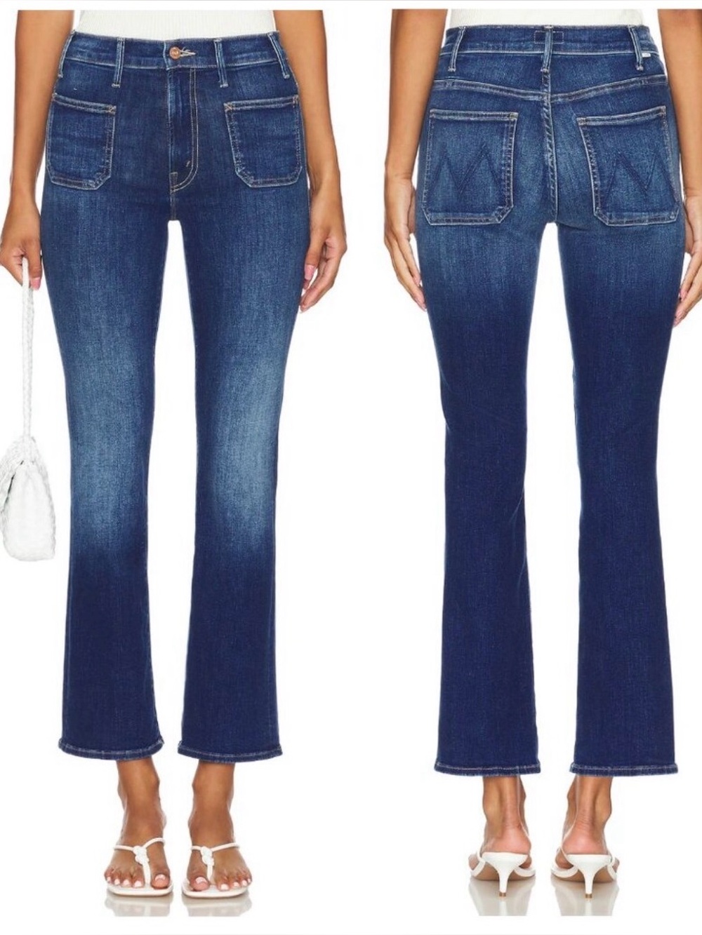 Mother Jeans - The Patch Pocket Insider Flood - Size 28